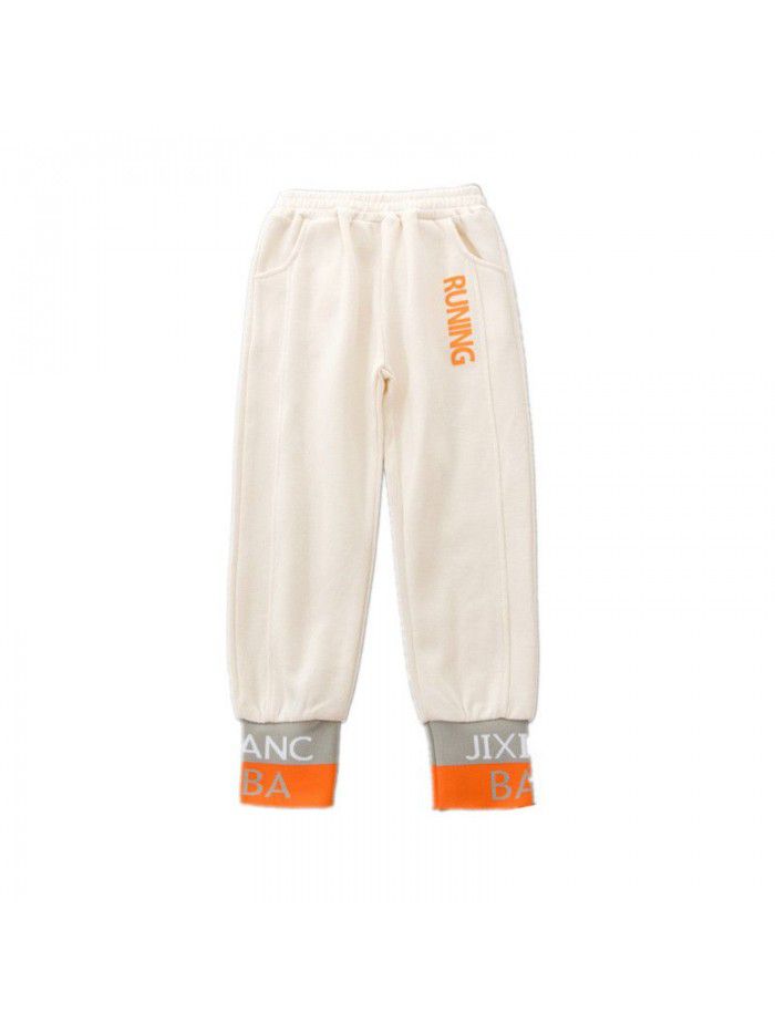 Girls' pants wear spring and autumn  new autumn sports pants 