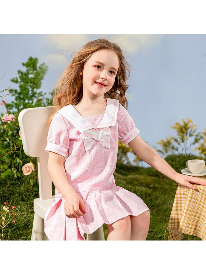 style dress children's clothing one hair generation baby summer  new children's College skirt children 