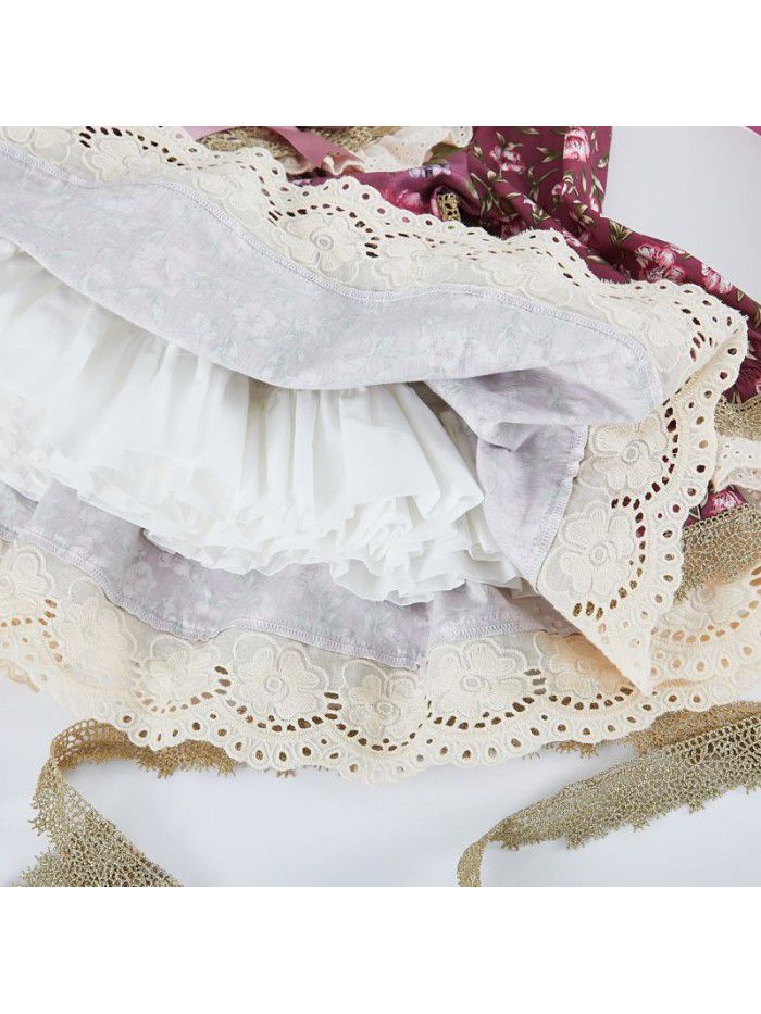 New girls' Spanish Lolita princess dress set in spring 