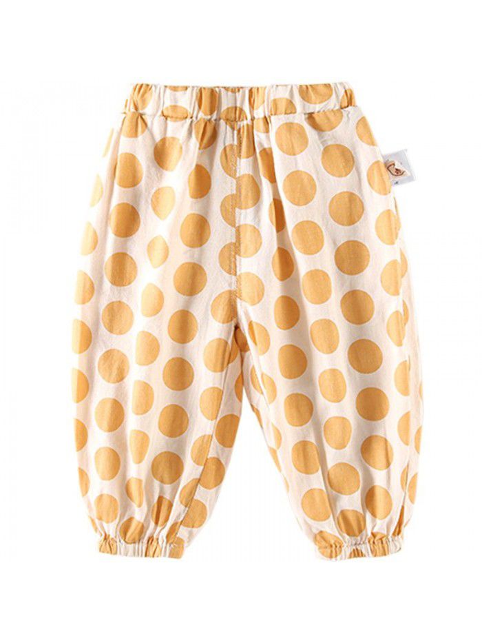 New children's clothing  baby summer Pants Girls' light pants 