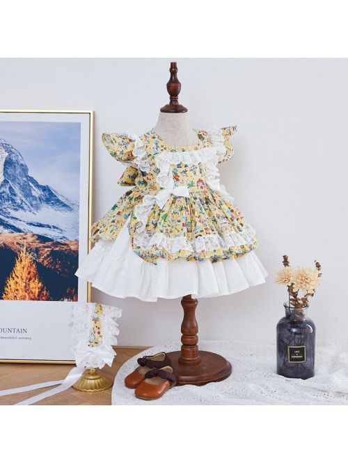 new children's wear children's floral dr...