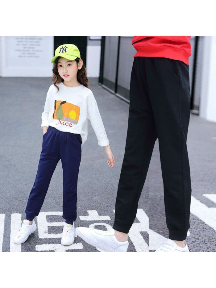 Girls' long pants  new spring and autumn girls' casual pants 