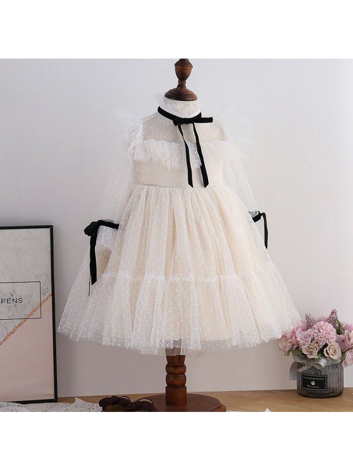 Girls' spring dress  new European and American Princess Dress for children 