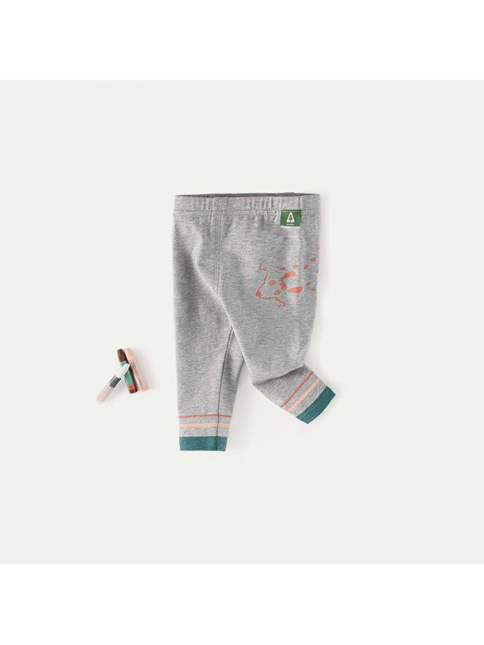 Amela girls'  summer new base pants, summer thin style, wear foreign style baby girls' pants 