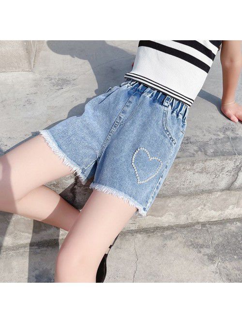 Girls' Jeans Shorts summer clothes little gir...