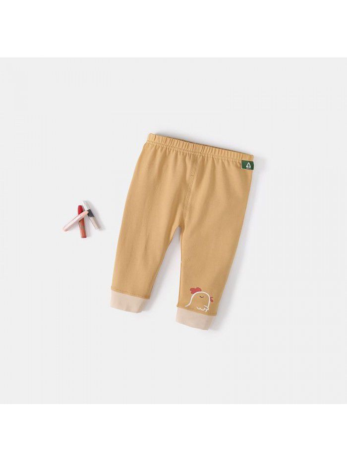 Amila children's wear  new girls' pants spring and autumn wear children's foreign style pants striped girls' Leggings 