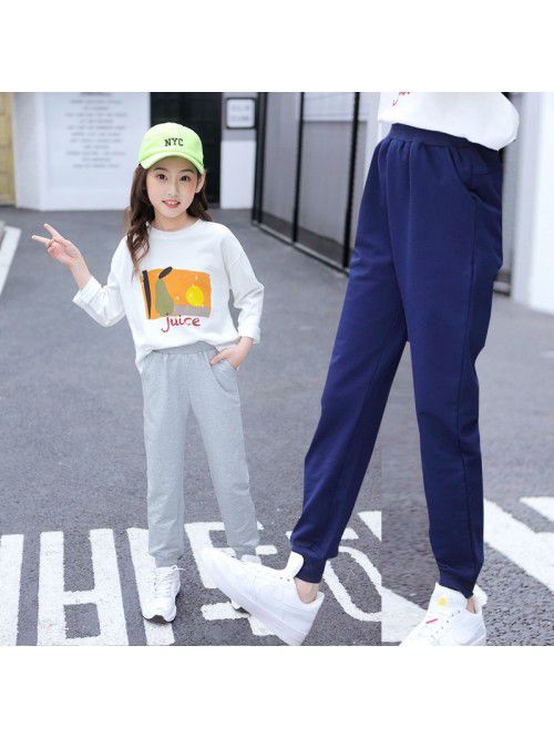 Girls' long pants  new spring and autumn girl...