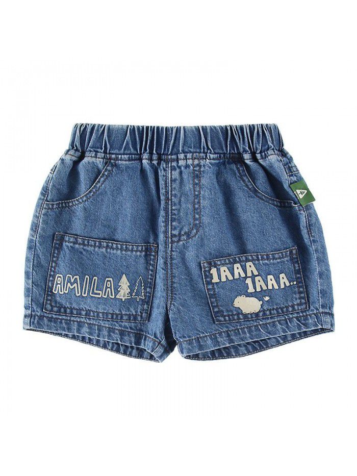 Amila children's wear boys' Summer Shorts casual foreign style children's jeans 