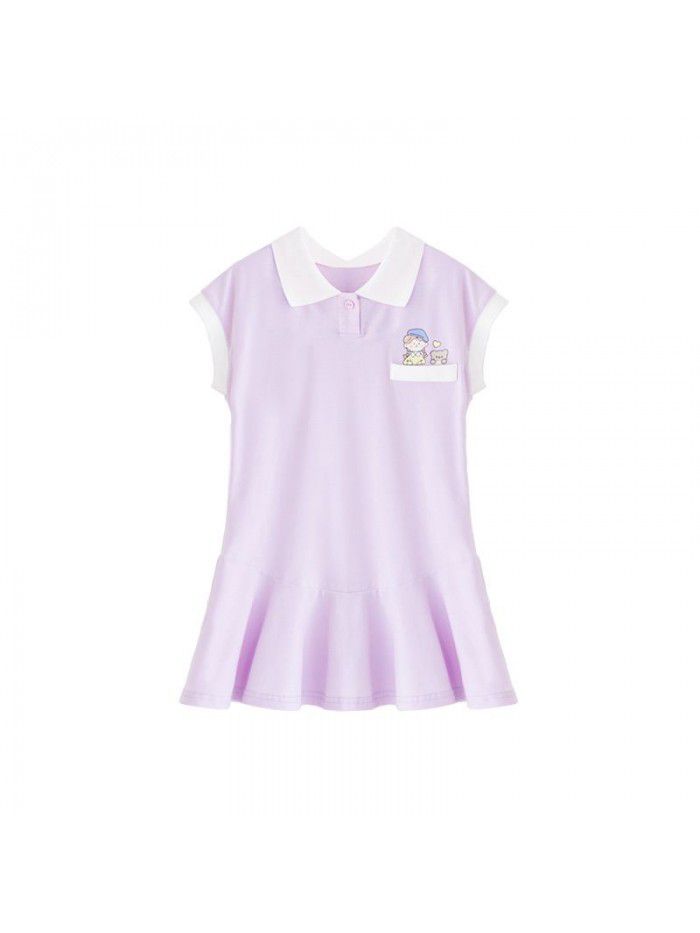 Children's wear summer  cicie new Korean printed skirt a cute girl's dress 