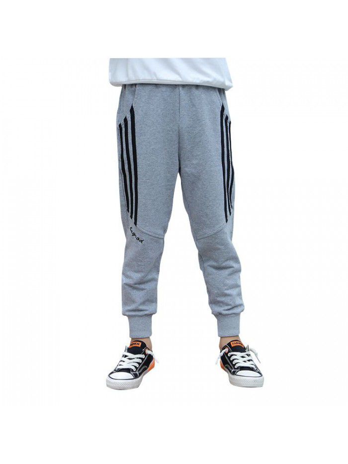 Boys' pants  spring and autumn new cotton cover children's sports pants 
