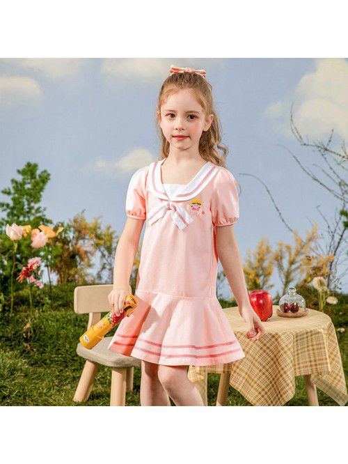 Cicie girl's dress Korean children's wea...