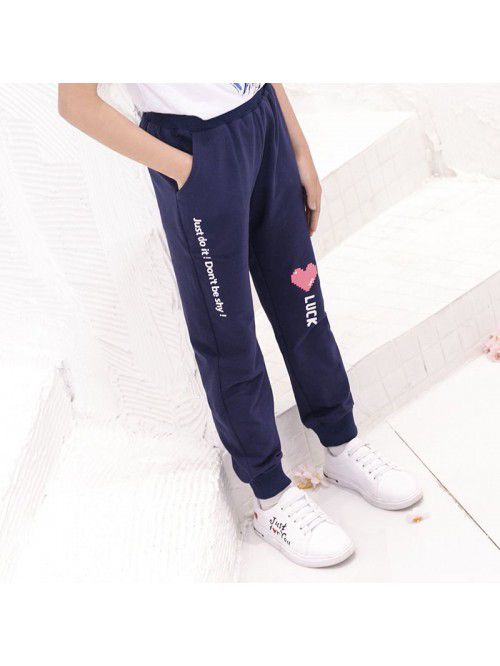 girls' casual pants autumn new children'...