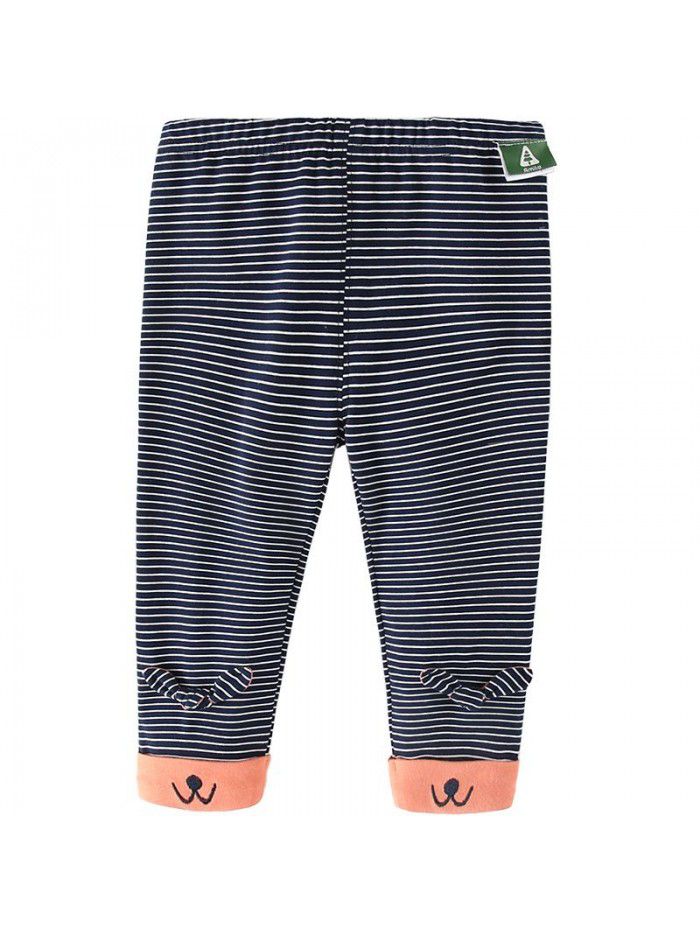 Amila Amila children's wear baby striped Leggings 