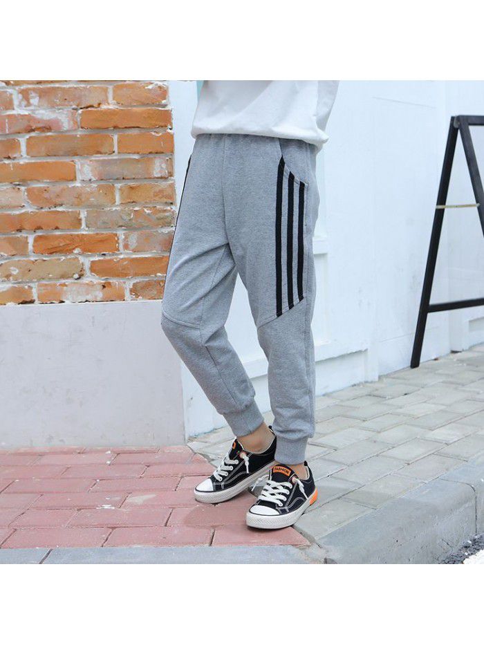 Boys' pants  spring and autumn new cotton cover children's sports pants 