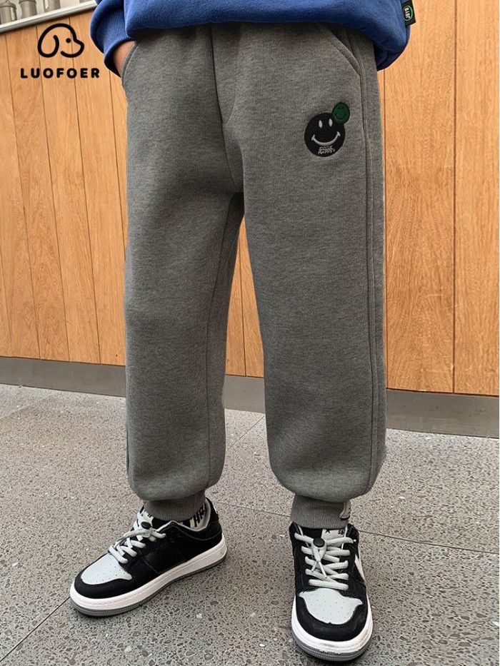  spring and autumn boys' sports pants leisure style cartoon leisure men's Korean version spring new factory production 