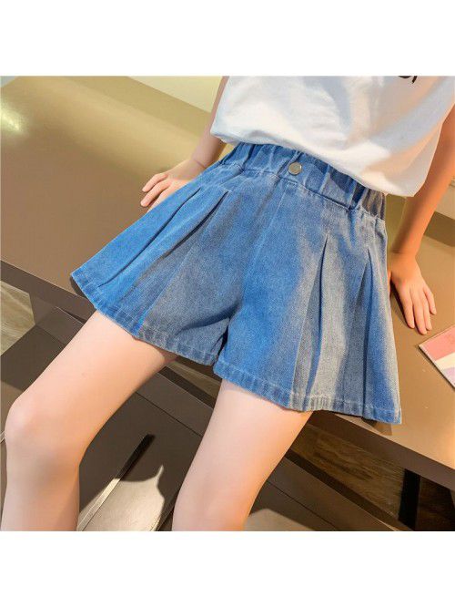 Girls' jeans skirt  new summer fashion childr...