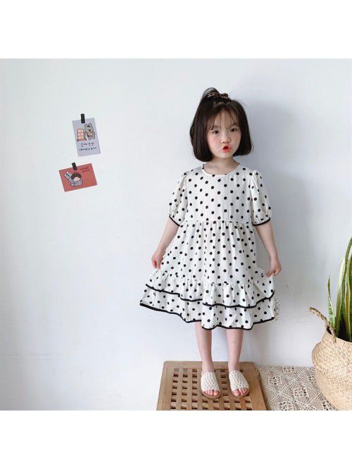 Girls' skirt summer  new children's Kore...