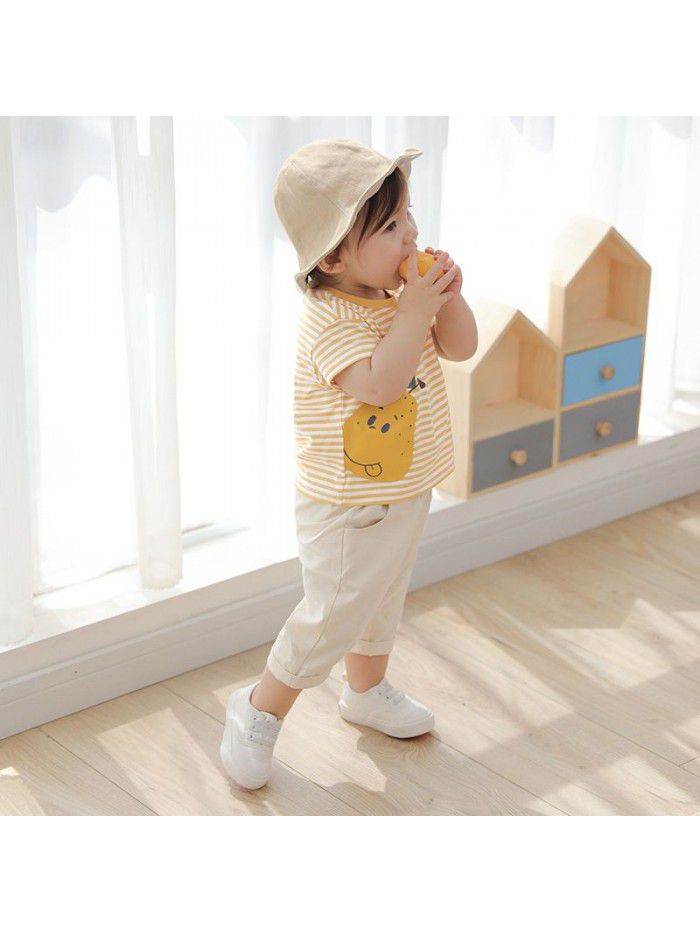 Amila girls' short sleeve suit  new children's casual clothes 