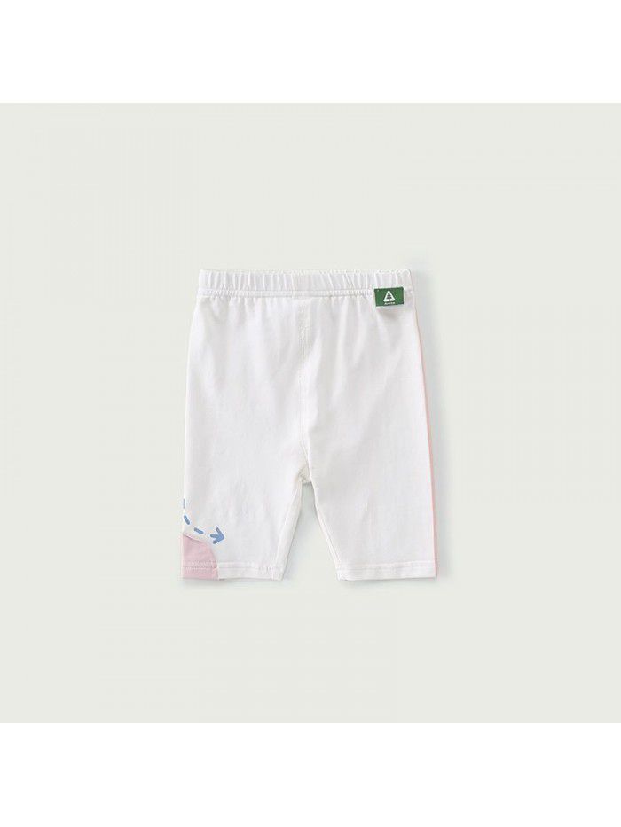 Amila Amila children's pants summer baby wear leggings baby loose thin Capris 