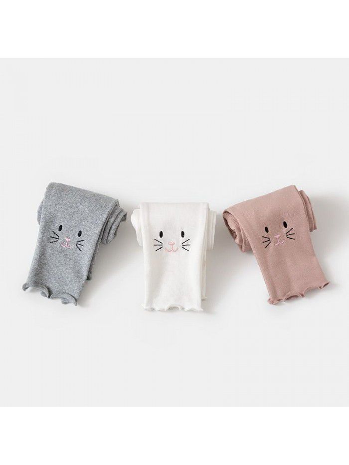 Children's wear girls' pants  new spring and autumn 0-4 years old baby girls' thin pants 
