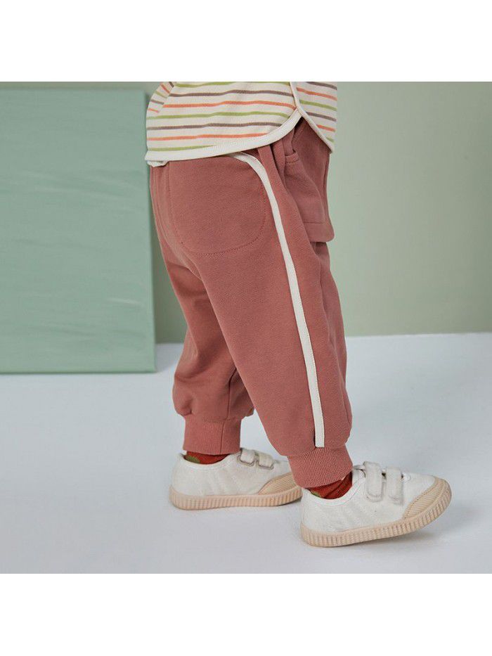 Amila children's casual pants spring and autumn baby sports pants new children's spring clothes 