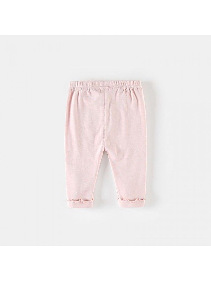 Amila girls' Leggings  new children's wear children's light pants 1-3 year old girls' summer pants 0 