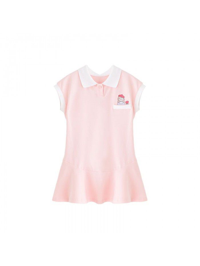 Children's wear summer  cicie new Korean printed skirt a cute girl's dress 