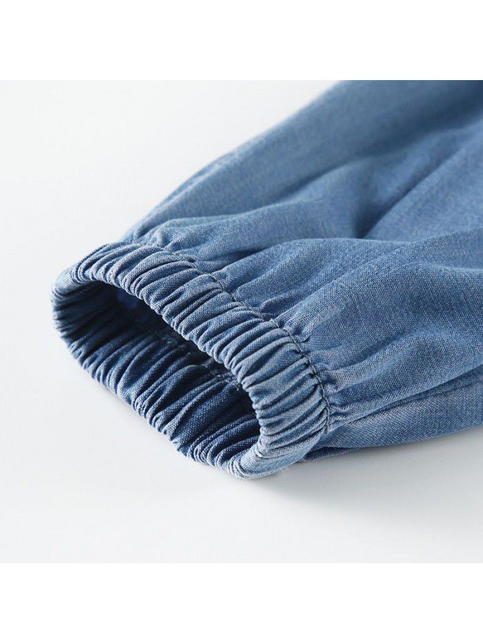 Amila children's clothing boys'  summer new thin casual pants pants small and medium sized boy's anti mosquito pants 