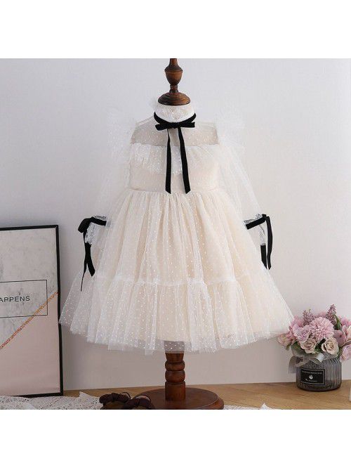 Girls' spring dress  new European and America...