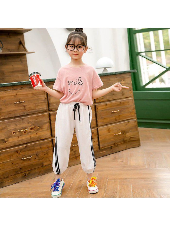  summer new girls' Lantern pants 