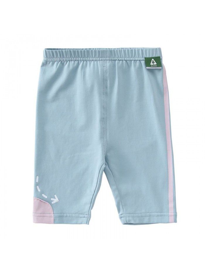 Amila Amila children's pants summer baby wear leggings baby loose thin Capris 