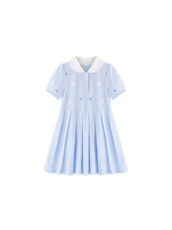 Children's wear summer  cicie new Korean printed skirt a girl's modern dress 