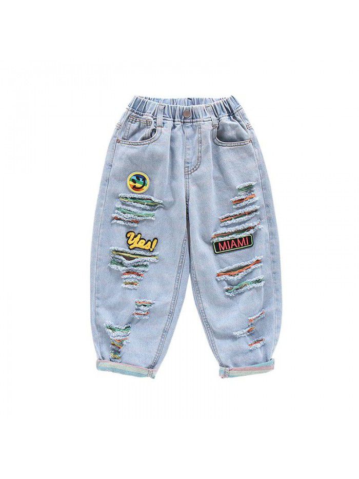children's clothing new Korean summer children's pants 