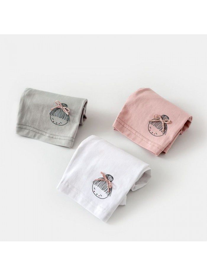 Women's pants summer  new 1-3 children's Korean Capris 0 baby solid color underwear 