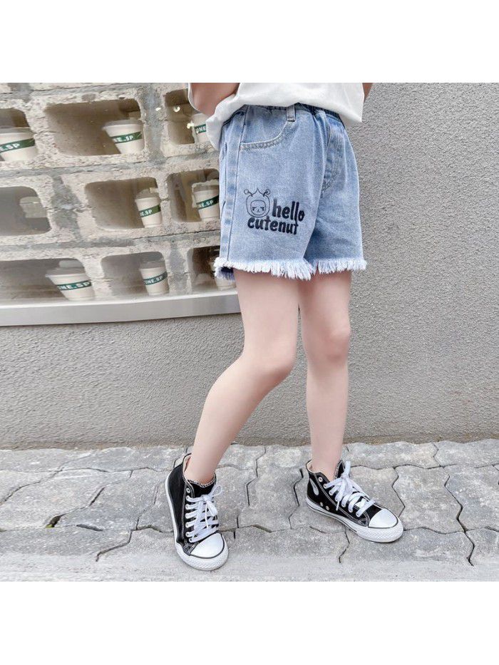 Girls' Denim Shorts New Style in summer  