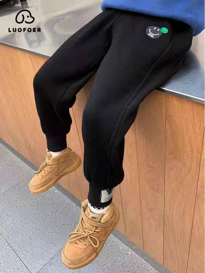  spring and autumn boys' sports pants leisure style cartoon leisure men's Korean version spring new factory production 