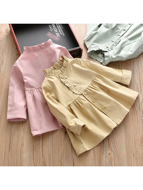 Korean girls' coat spring children's wea...