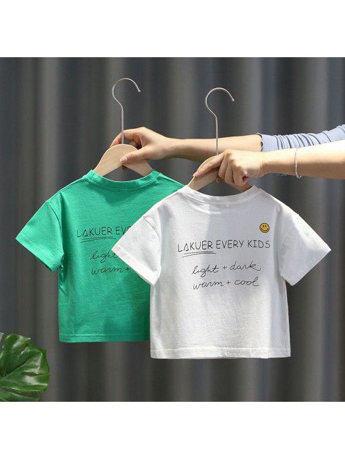1509 boys' short sleeve T-shirt  summer new c...