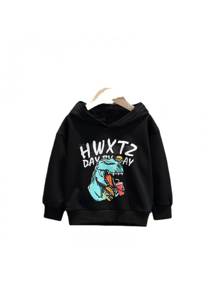 1343 boys' sweater spring and autumn  new children's Korean Long Sleeve T-Shirt Baby casual Hoodie 
