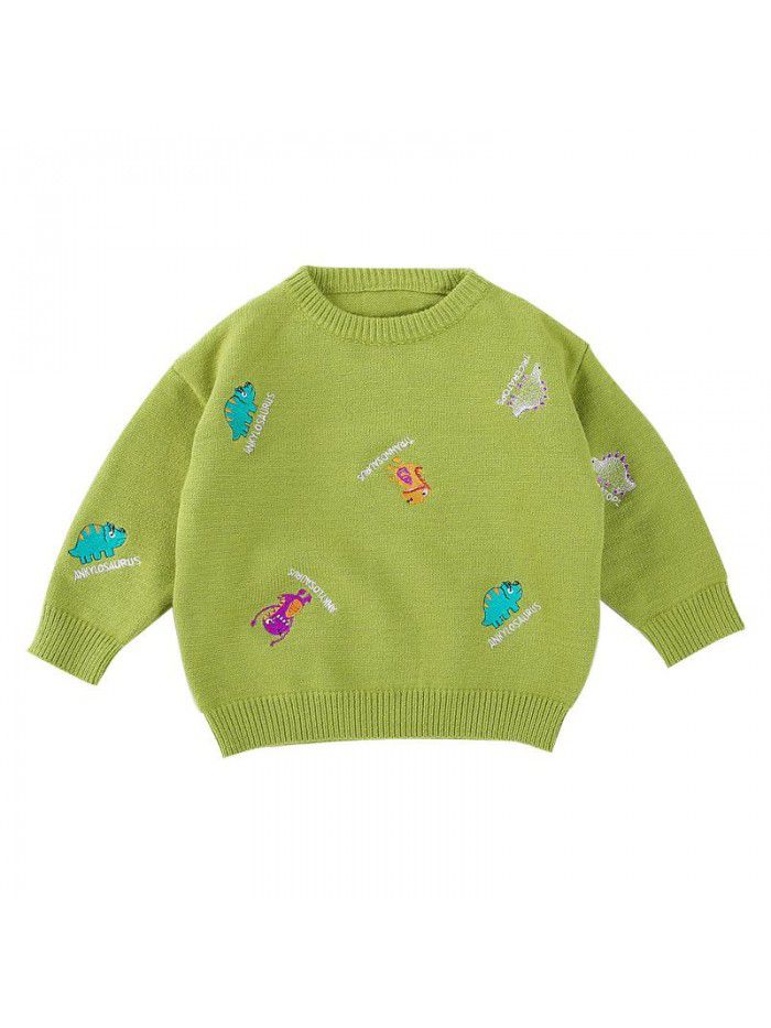 Boys' sweater winter clothes baby's T-Shirt Baby's long sleeve warm top cartoon children's pullover ib905 