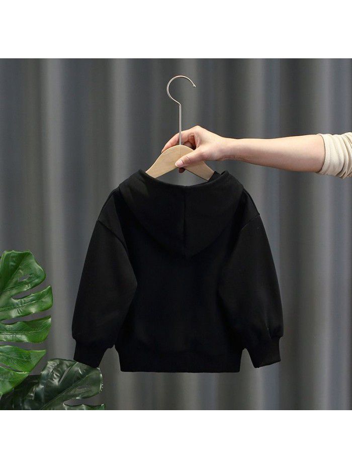 1344 boys' sweater long sleeve T-shirt  new foreign style baby Hoodie spring and autumn children's bottom T-shirt 