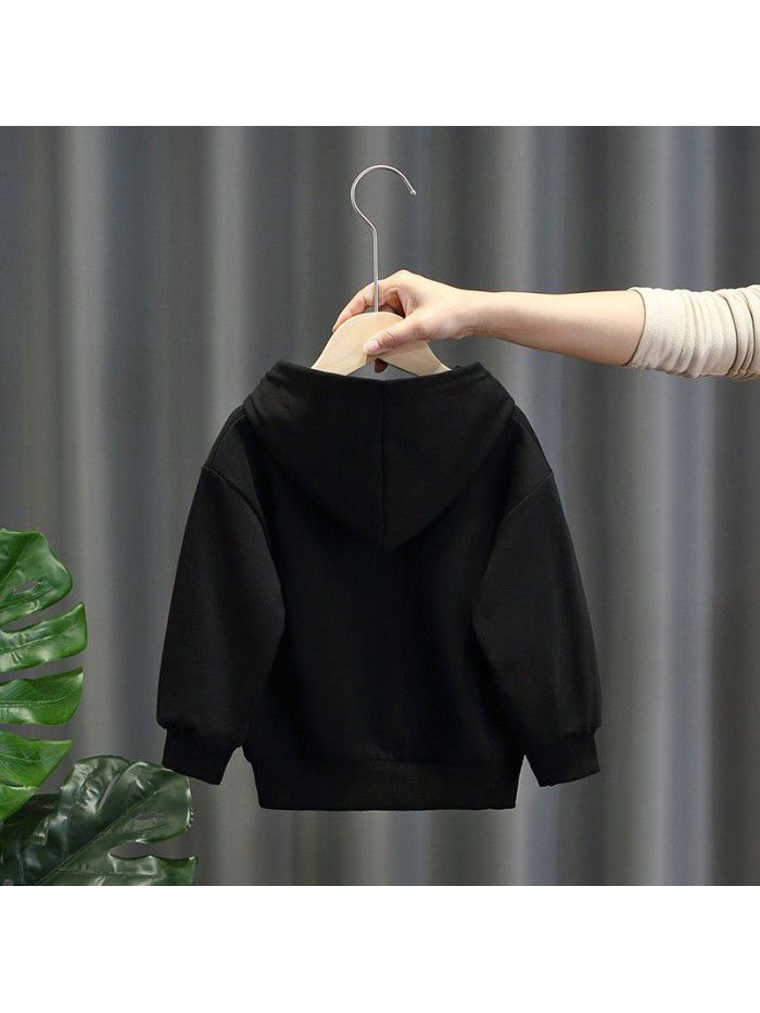 1343 boys' sweater spring and autumn  new children's Korean Long Sleeve T-Shirt Baby casual Hoodie 
