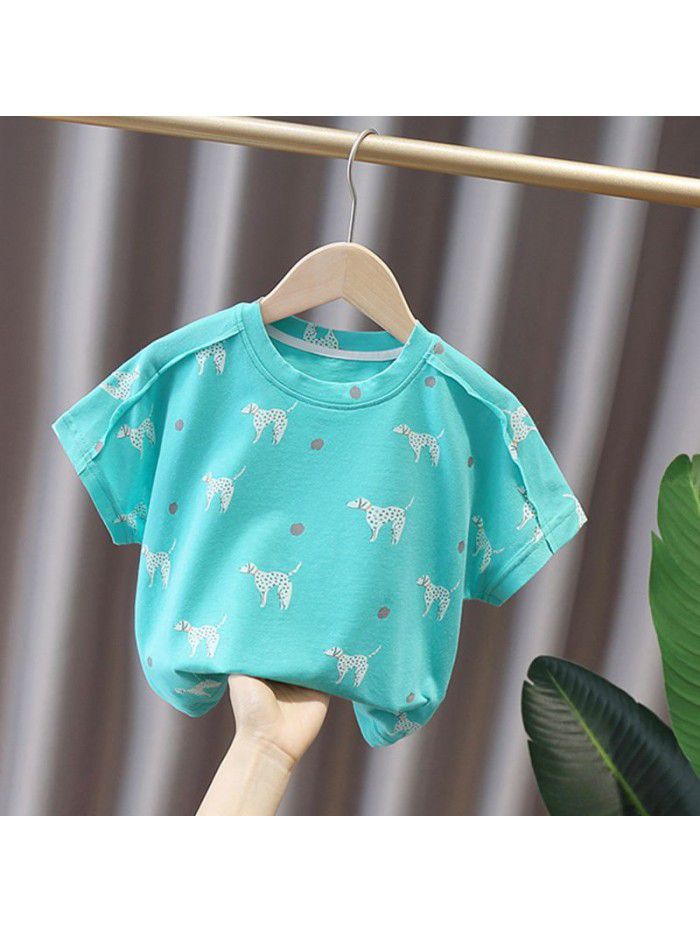 1461 boys' short sleeve T-shirt  new Korean baby half sleeve T-shirt foreign style fashion clothes children's summer wear 