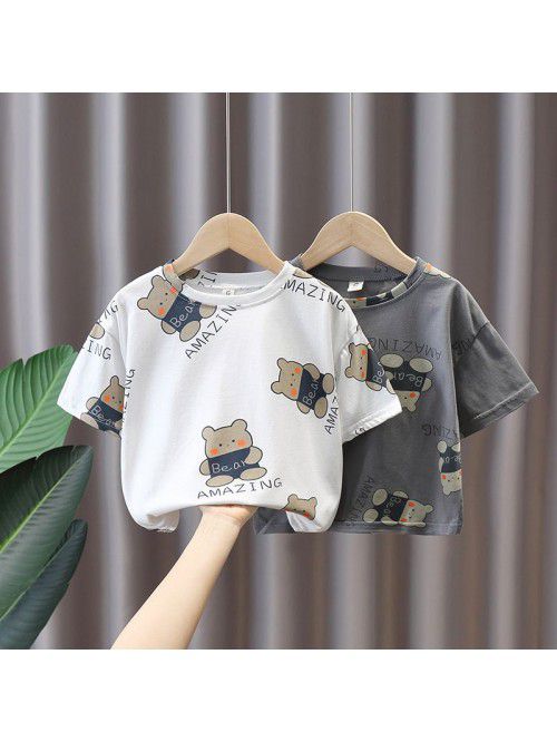 1521 Korean summer children's short sleeve T-...