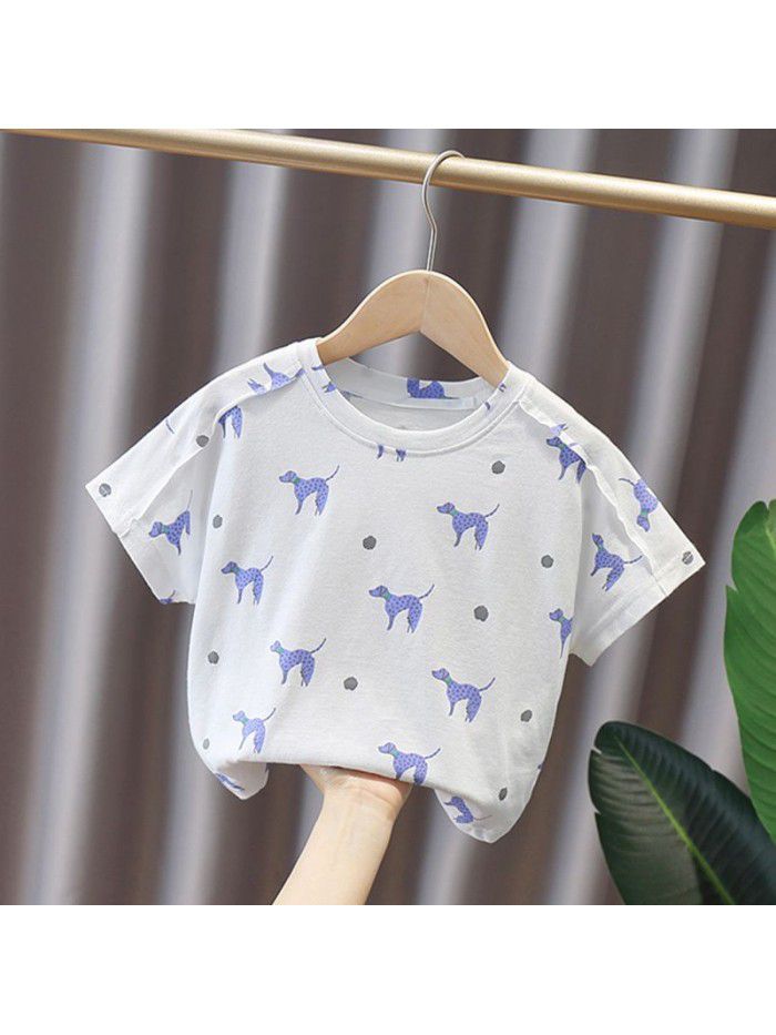 1461 boys' short sleeve T-shirt  new Korean baby half sleeve T-shirt foreign style fashion clothes children's summer wear 