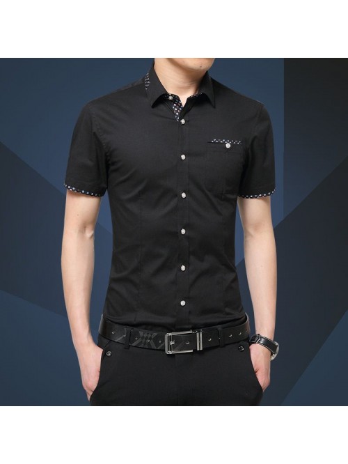  summer men's Short Sleeve Shirt Men's K...
