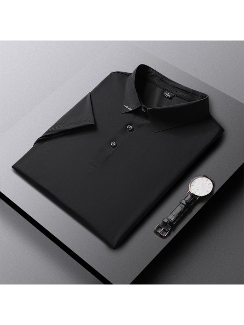 Ice cool men's short sleeve T-shirt half slee...