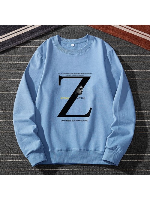 Men's sweater  new spring round neck long sle...