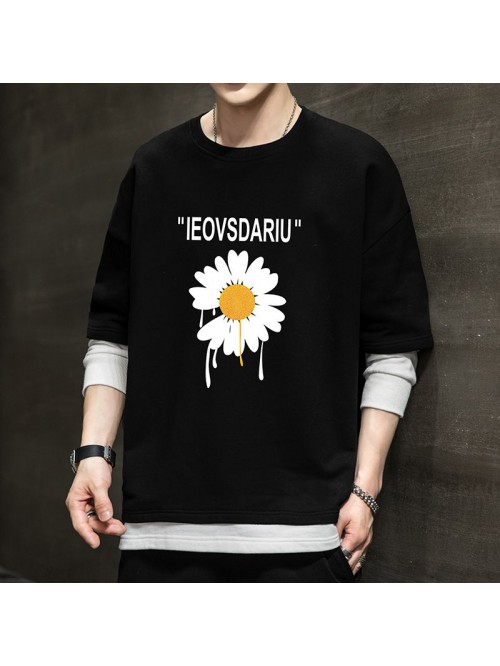  popular long sleeve t-shirt men's fashion Li...