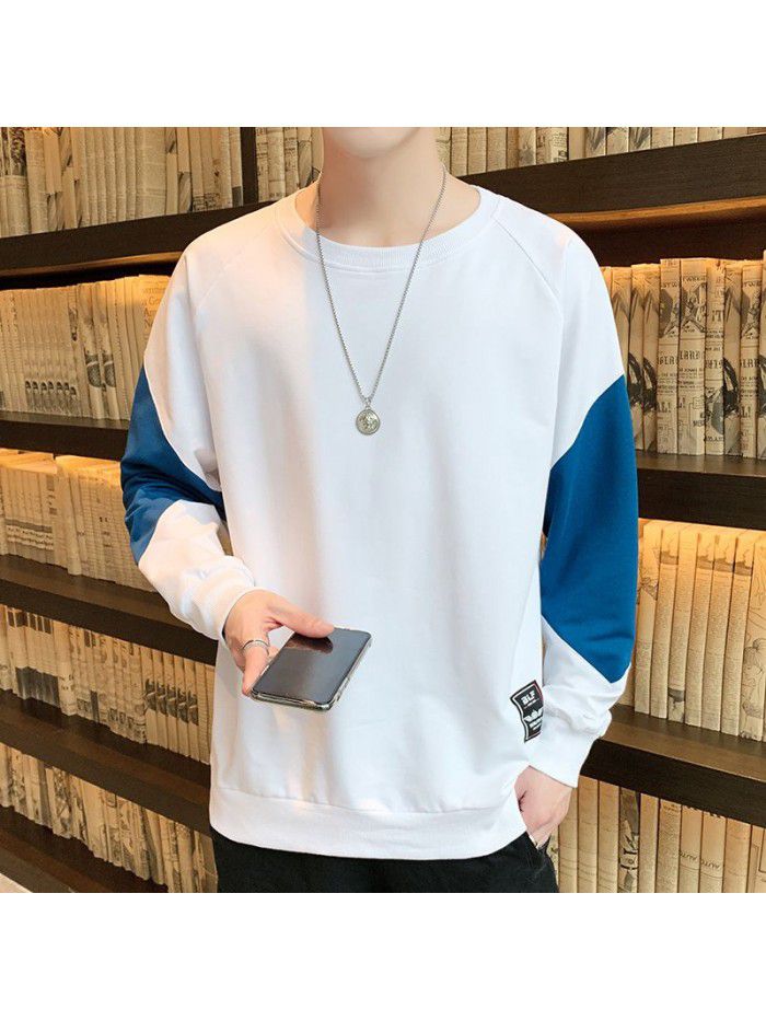 Weiyi men's autumn  new national trend Korean loose casual Pullover men's youth student trend 